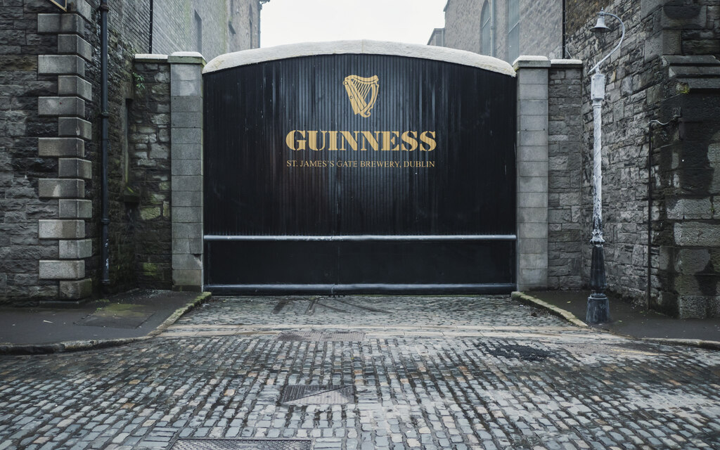 St. James's Gate Brewery, Crane Street, Dublin. Photo by Rossographer. St. James's Gate Brewery, Crane Street, Dublin. Photo by Rossographer.