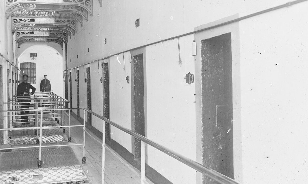 'Informers Corridor' pictured c.1890s. Public domain. 'Informers Corridor' pictured c.1890s. Public domain.